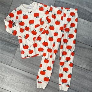Hanna Anderson Kids Pajamas with Red Apple Print
